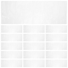 50Pcs PVC Clear Heat Shrink Sheets for Remote - Dustproof Silver Cover