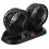 4Ensembles Ventilateurs Refroidisseurs PP Ajustables Multi 2