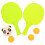 2Sets Durable ABS Hanging Table Tennis Trainer Interactive Kids Toy 1