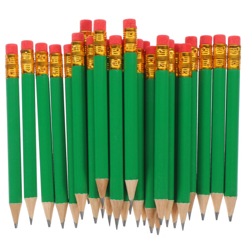 288Pièces Petits Crayons Verts Bois Multi-Usages Et
