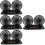 4Ensembles Ventilateurs Refroidisseurs PP Ajustables Multi 9