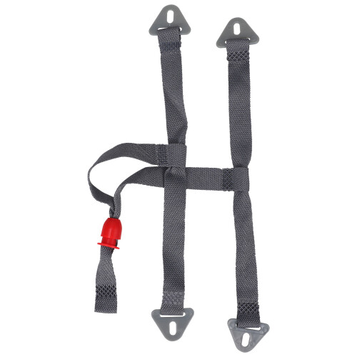 3Pièces Cordon De Menton Réglable Pour Casque Gris Plastique Résistant 1