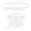 2Pièces Tenue Peluche Ours Blanche Robe Douce Pour Et Doudou 3
