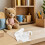 2Pièces Tenue Peluche Ours Blanche Robe Douce Pour Et Doudou 7