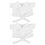 2Pièces Tenue Peluche Ours Blanche Robe Douce Pour Et Doudou 10