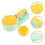 2Sets Plastic Dumpling Skin Press Maker Portable Kitchen Dough Presser 5