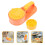2Sets Plastic Dumpling Skin Press Maker Portable Kitchen Dough Presser 7