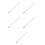 5Pièces Tiges De Galvanisé Usage Professionnel Antenne 5