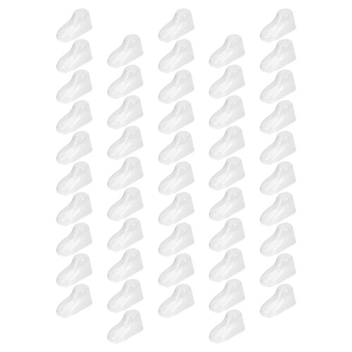 150Pièces Support Présentation Chaussures Bébé Transparent PVC Durable 2