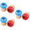 6Pièces Kaléidoscope Bois Durable Champignon Pour Enfants 7
