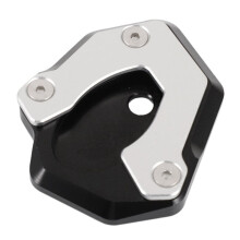 5X Kickstand Foot Side Stand Extension Pad Support Plate for Z400 Z650 Z900 250/300 650 Er-6N (Black)