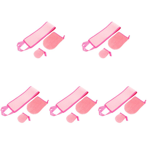 5Ensembles Applicateurs Velours Rose Pour Lotion Usage Domestique 1