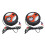 2Pièces Compresseur D'air 12V Multi Couleurs Portable Pour 6