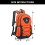 20L Waterproof Hiking Backpack - 40x25x15cm, Blue/Black/Orange 5