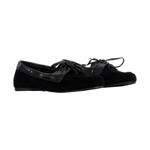 Mocassins com Cadarços Joia - Preto 2