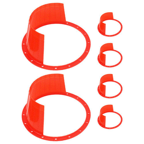 18Pièces Entretoises Support Enceinte Rouge ABS 2