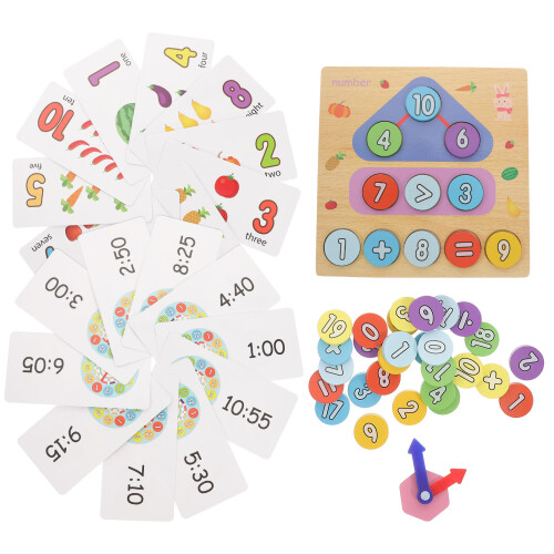 2Ensembles Jouet Éducatif Bois Assorties 1
