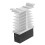 Compact Design Aluminum Heatsink For Solid State Relay, Cooling Base With Easy Installation Flame Retardant Shell And Rust Resistant Plate For 1