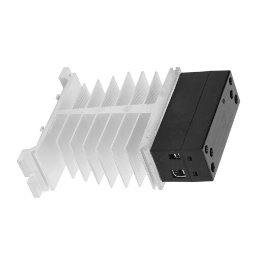 Compact Design Aluminum Heatsink For Solid State Relay, Cooling Base With Easy Installation Flame Retardant Shell And Rust Resistant Plate For 1