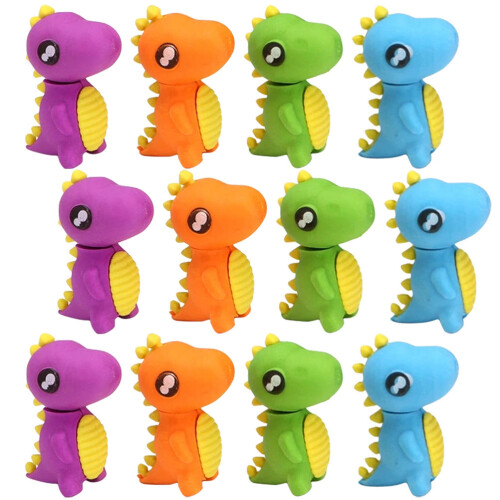 144Pièces Gommes Rigolotes Polyvalentes Couleurs Variées 2