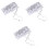 3Rolls Artificial Vine Silver Hanging Leaves for Home Wedding Decor 3