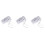 3Rolls Artificial Vine Silver Hanging Leaves for Home Wedding Decor 4