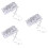 3Rolls Artificial Vine Silver Hanging Leaves for Home Wedding Decor 7