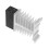 Compact Design Aluminum Heatsink For Solid State Relay, Cooling Base With Easy Installation Flame Retardant Shell And Rust Resistant Plate For 8