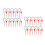 40Ensembles Accessoires Extincteur Rouge Sceaux Goupilles 5