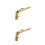 2Pièces Cou Coude Saxophone Alto Laiton Résistant Chaleur 8
