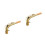 2Pièces Cou Coude Saxophone Alto Laiton Résistant Chaleur 9