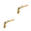 2Pièces Cou Coude Saxophone Alto Laiton Résistant Chaleur 10