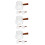 9Pièces Mini Verre Transparent Manche Bois Pour Espresso 7