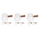 9Pièces Mini Verre Transparent Manche Bois Pour Espresso 10