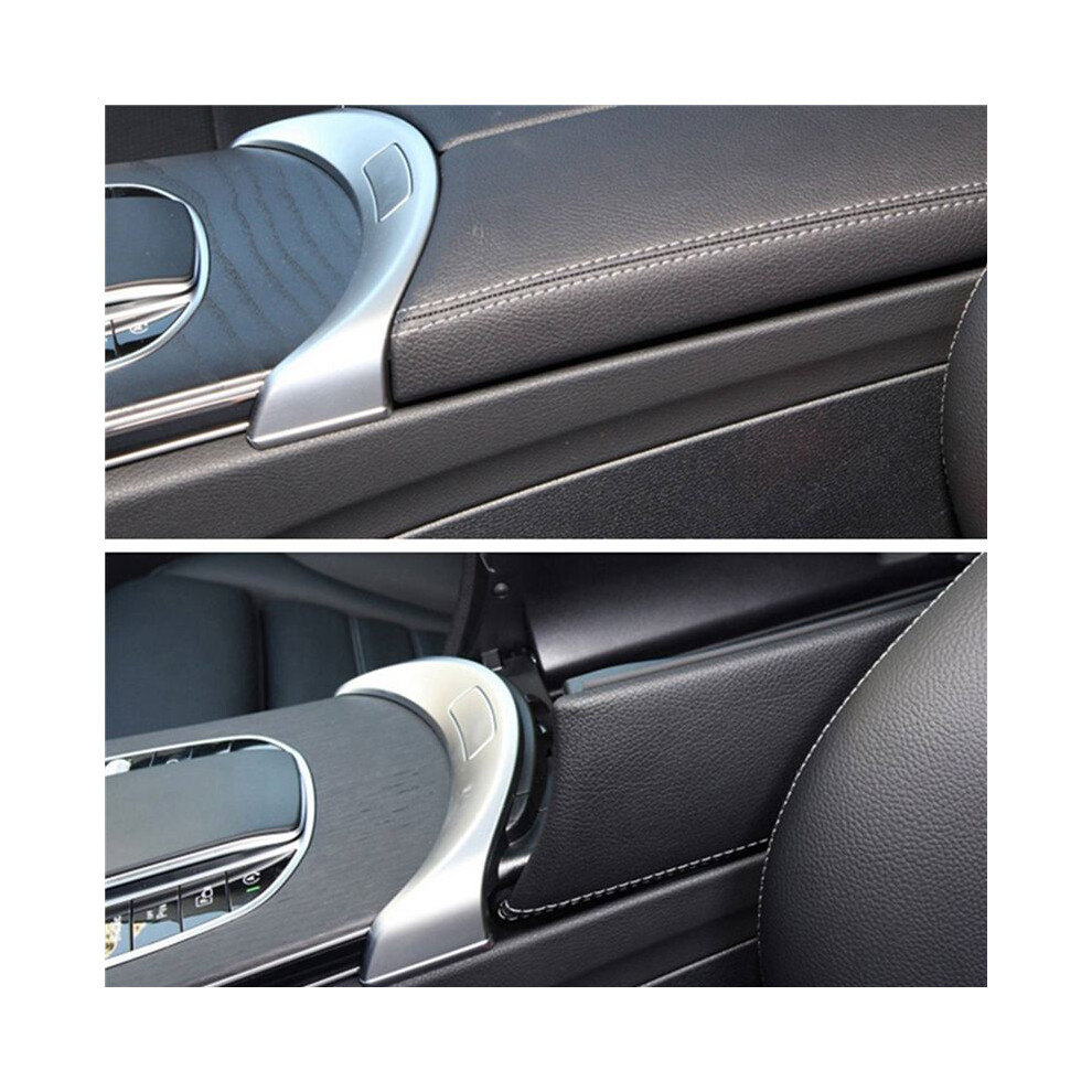 4X Abs+Pc Center Console Armrest Button Trim Cover For C Glc Class W205 W253 2015-2020 6034013966170