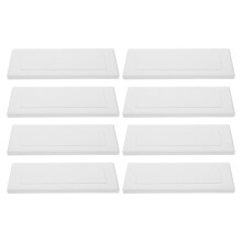 16Pièces Plaques Blanches En Pour Boîtes De Jonction Murales