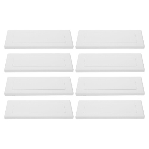 16Pièces Plaques Blanches En Pour Boîtes De Jonction Murales