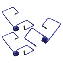 6Pièces Ressorts Extension Essuie-Glace Acier Inox Bleu Pour
