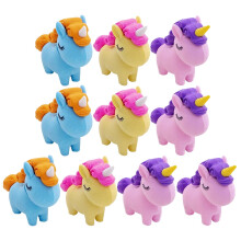 40Pièces Gommes Animaux Licornes Senteurs Amusantes Pour Enfants