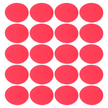 20St Zelfklevende Lampkleurstickers Van Duurzaam Pet Materiaal