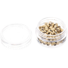 5Boîtes Perles Silicone Beige Pour Tresses Et Dreadlocks