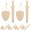 2Sets Schild En Set Khaki Materiaal Knutselen 1