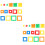 30Pièces Jeux Blocs Plastique Pyramide Éducative Couleurs Variées Bébé 6
