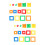 30Pièces Jeux Blocs Plastique Pyramide Éducative Couleurs Variées Bébé 7