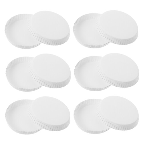 300Pièces Couvercles Blancs Pour Tasses Jetables Usage À