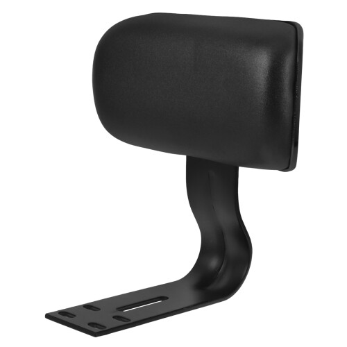 3Pièces Repose- Noir Confortable Acier Éponge Cuir Synthétique 2