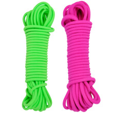 6Pcs Child Skipping Rope Fun Elastic Jump Ropes Assorted Color Durable