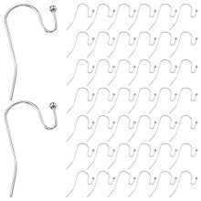 300Stk Schmuck Ohrhaken Silber Ballend Für DIY Schmuckdesign