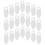 200Pcs Transparent Picture Frame Back Fasteners Durable Clips 2