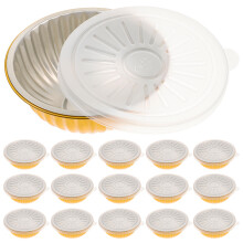 40Pièces Bols Jetables Aluminium Ronds Polyvalents Pour Rangement